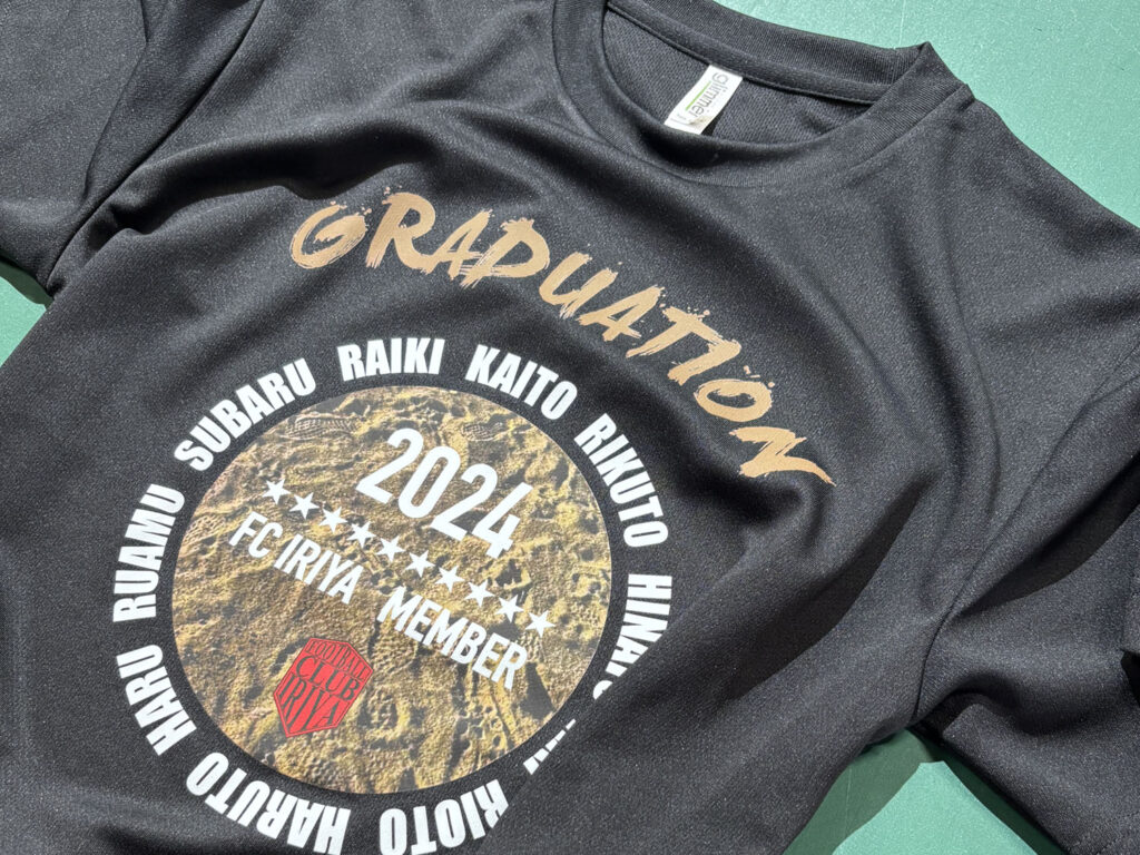 Tシャツの熱転写プリント